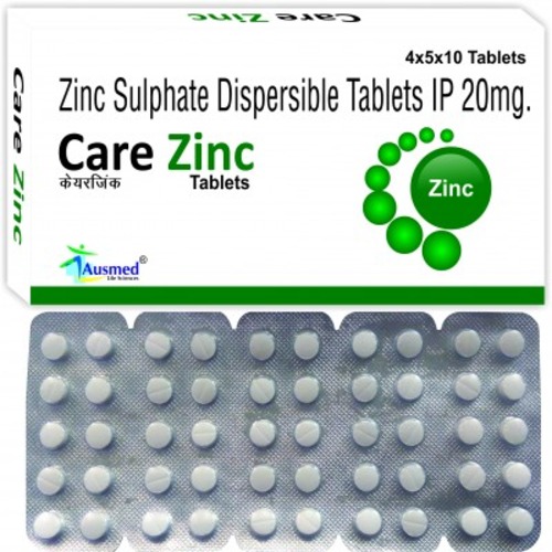 Zinc Sulphate Dispersible Tablet - Storage Instructions: Cool & Dry Place