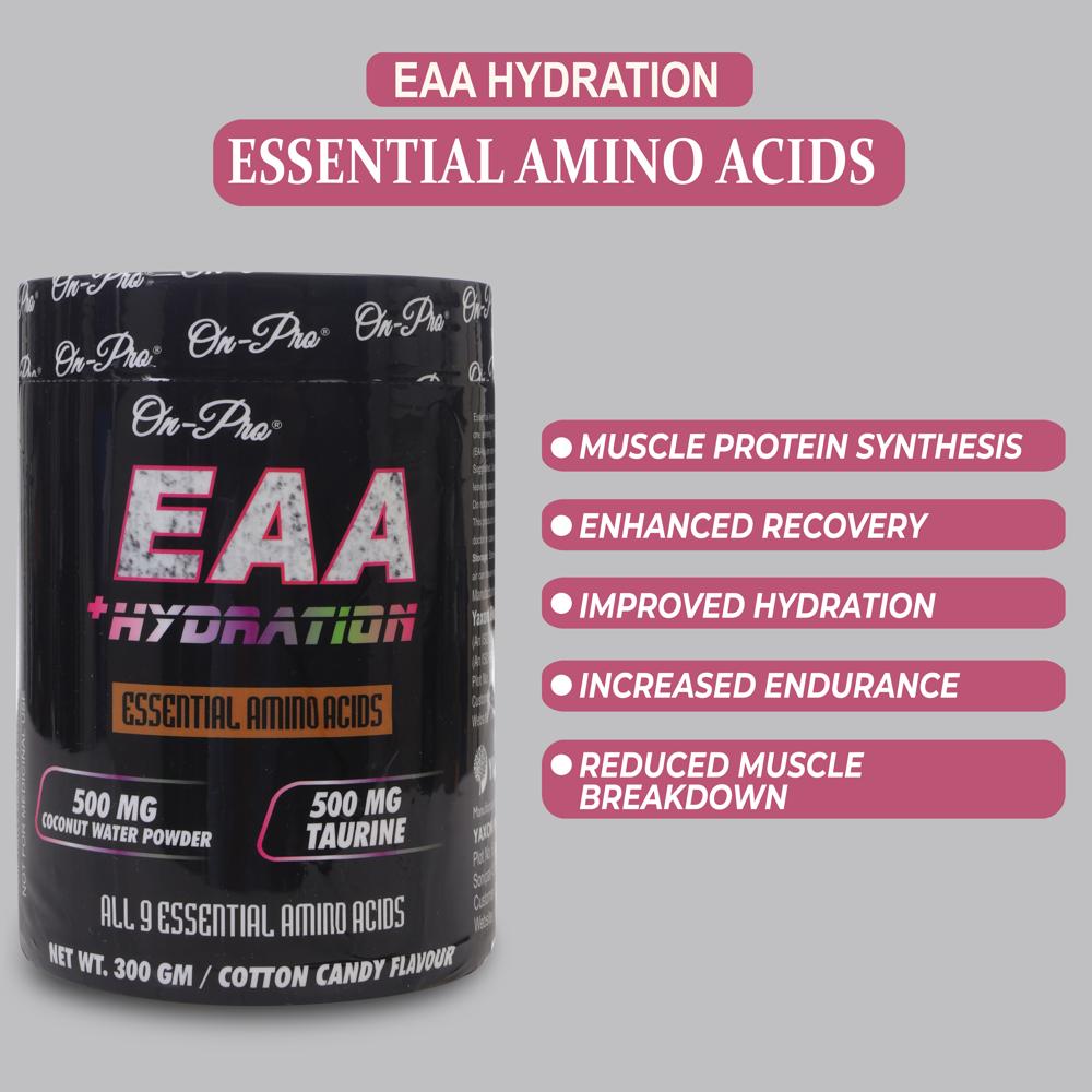 EAA WITH HYDRATION COTTON CANDY PROTEIN POWDER