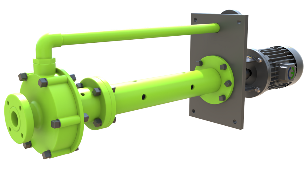 Industrial Hdpe Vertical Pumps - Flow Rate: : Upto 200 Ma /Hr