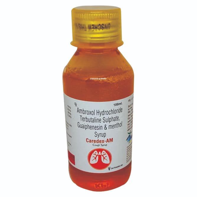 Ambroxol Hydrochloride,Terbutaline sulphate ,Guaiphenesin, Menthol