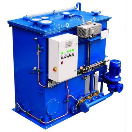 Industrial Sewage Treatment Plant - Color: Blue Paint Coated