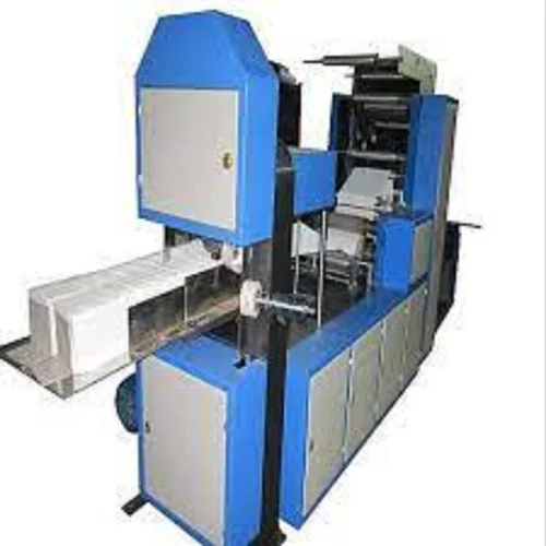 Electric 11 Ton Automatic Tissue Paper Making Machine, 380V - Color: White And Blue