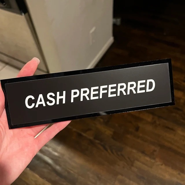 Acrylic desk name pale