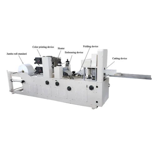 Electric Tissue Paper Making Machine - Color: White