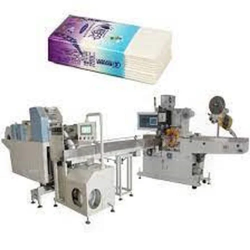 Electric Automatic Tissue Paper Making Machine, 380V - Color: White