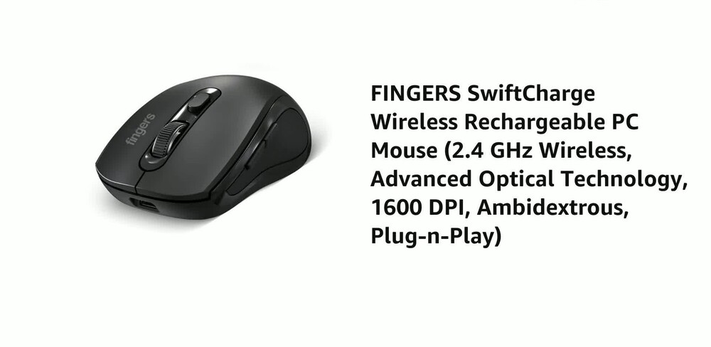 Fingers Wireless Swift Charge Mouse