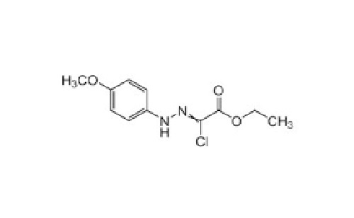 Ethyl 2-chloro-2-(2 -(4-methoxyphenyl)hydrazono)acetate chloro ester