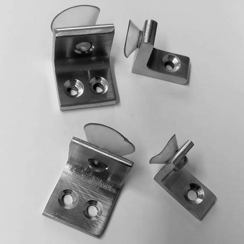 L Self Fancy Button - Stainless Steel, Various Sizes Available, Silver Color | Plain Finish Ideal For Household Use