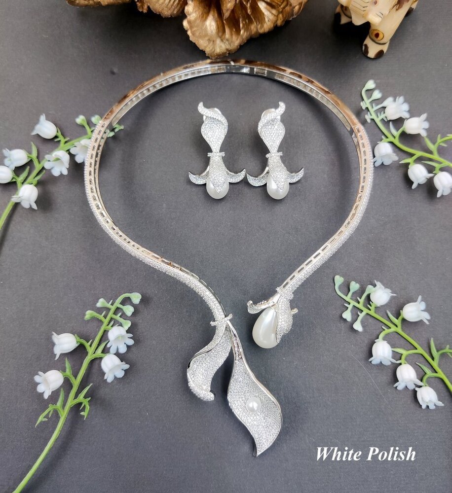 AD Pearl Designer Necklace