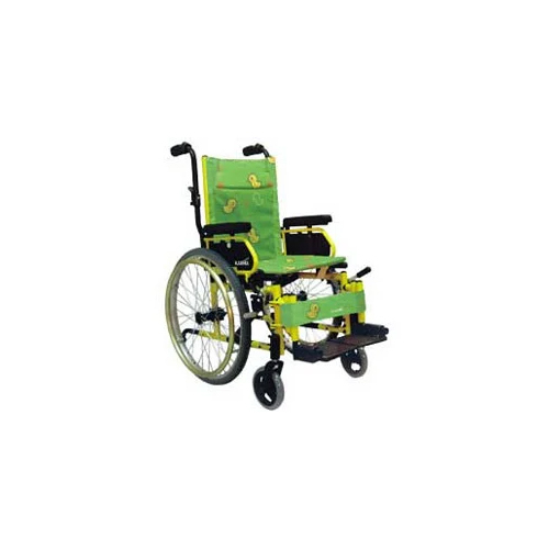 Manual Wheel Chair - Powder Coated Frame, 10-15 Inch Adjustable Seat Width | Foldable, Supporting Belt for Safety, Portable Design