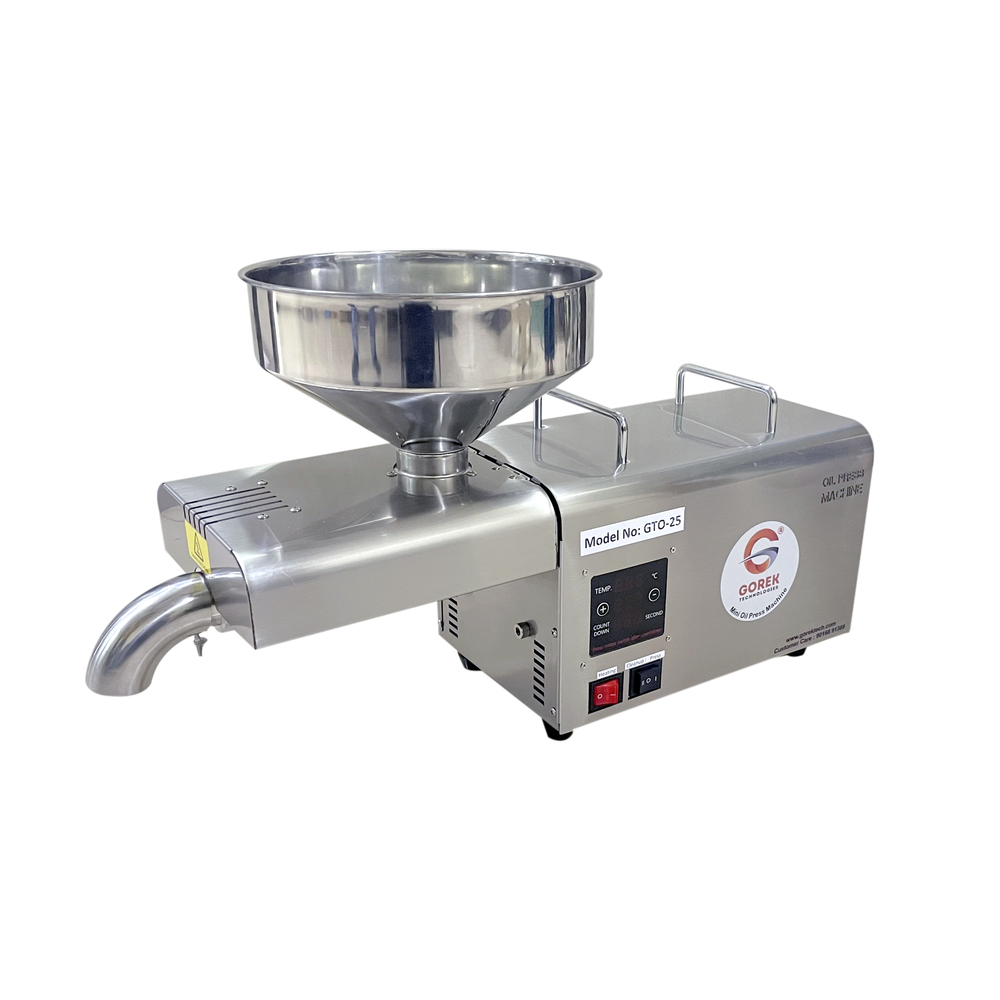Flax Seeds Oil Maker Machine - Automatic 5 Production Capacity | Silver Finish Efficient Oil Extraction