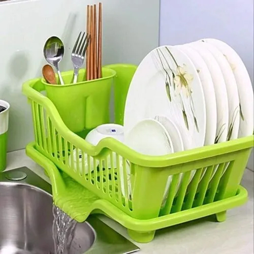 Plastic Utensils Basket - ABS Plastic, 20 x 9.5 cm | Lightweight 90g, Sleek Design for Organized Utensil Storage