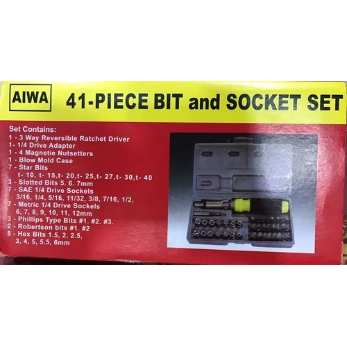 41 Piece Bit And Socket Set - Automatic Grade: Manual