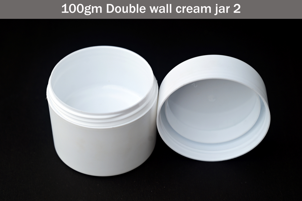 100GM DOUBLE WALL CREAM JAR