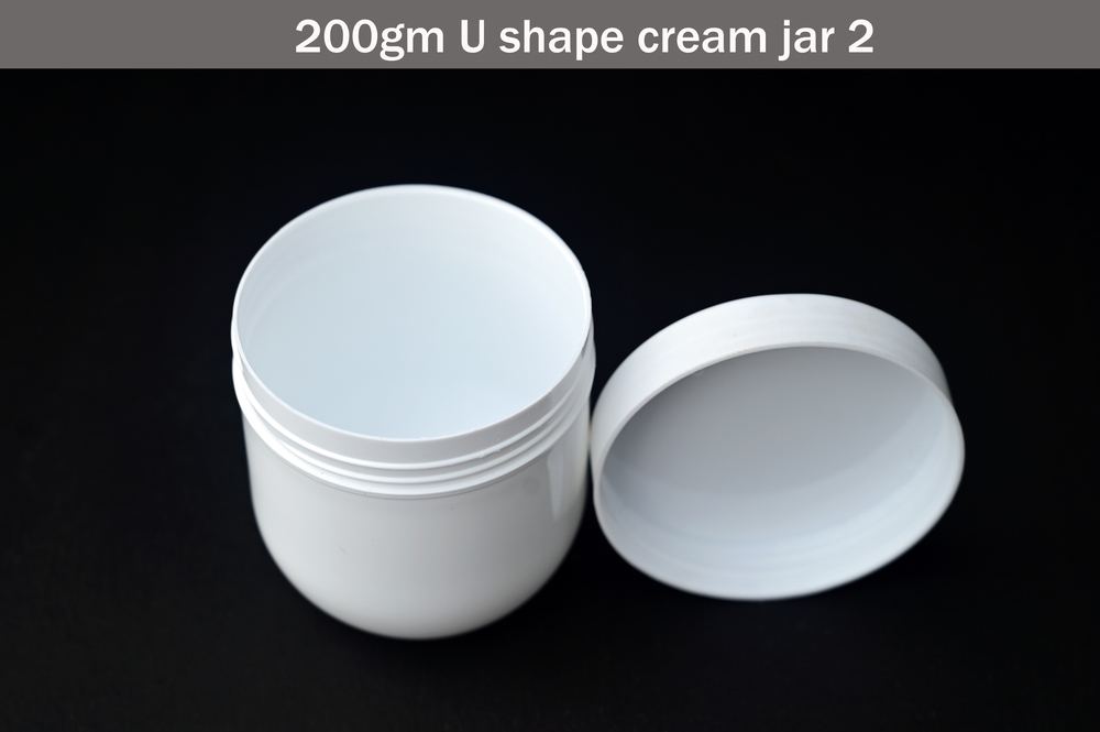 200GM U SHAPE CREAM JAR