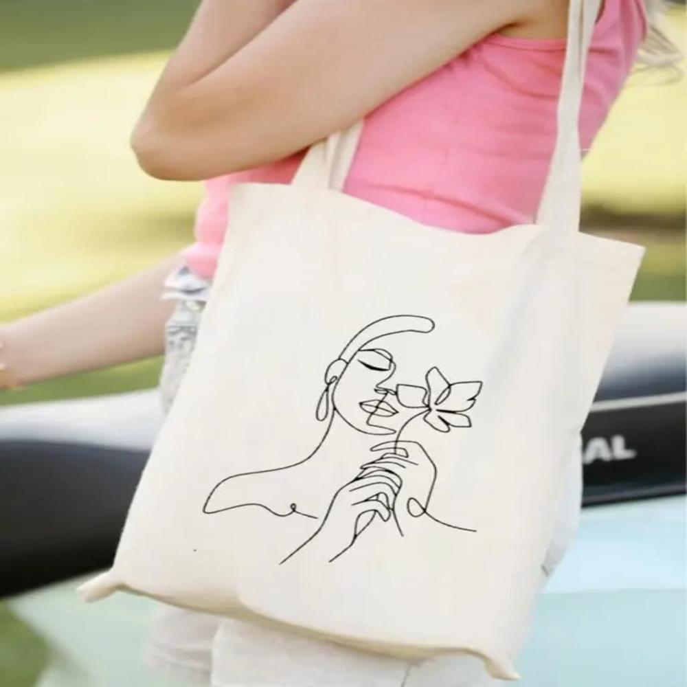 Cotton Tote Bag - Color: White
