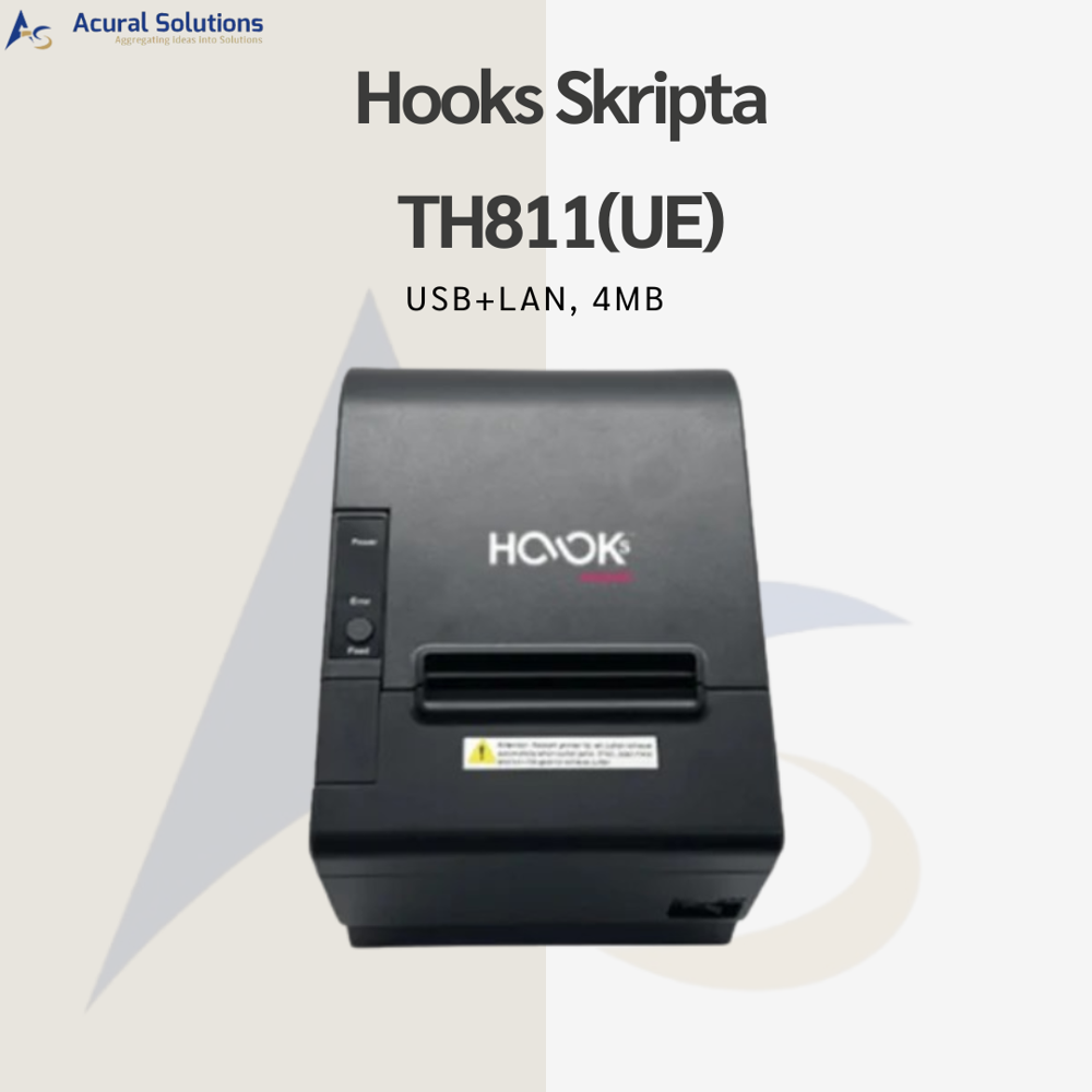 Hooks Skripta from Wepsol, Thermal Receipt POS Printer  TH811 USB+LAN+B