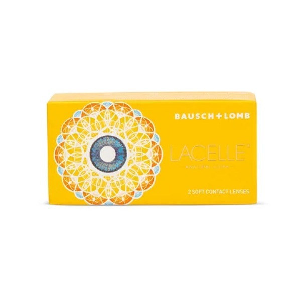 Bausch & Lomb Lacelle Natural Look Gray Color Quarterly Contact Lens (2 Lens/Box) Plano