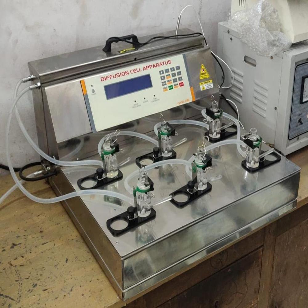 Diffusion Cell Apparatus - Color: Silver
