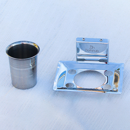 Square Tumbler Holder - Finish: Glossy