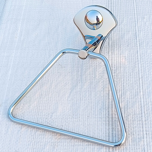 Tulip Towel Ring - Color: Silver