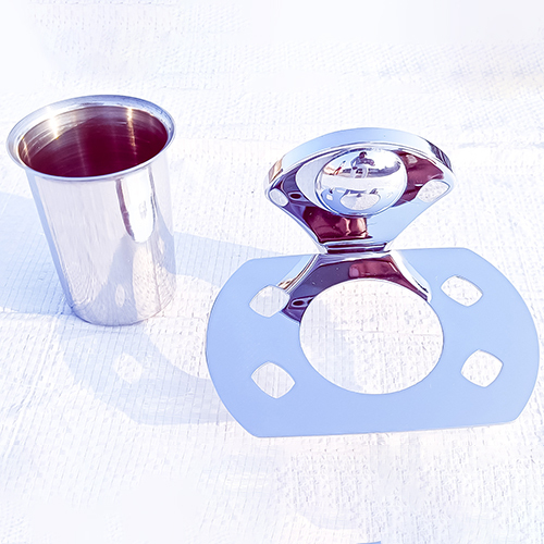 Tulip Tumbler Holder - Color: Silver