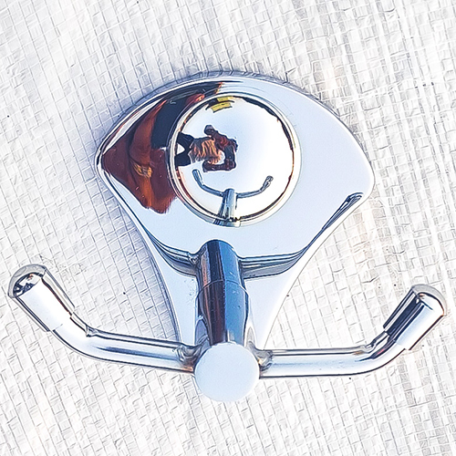 Tulip Robe Hook - Color: Silver