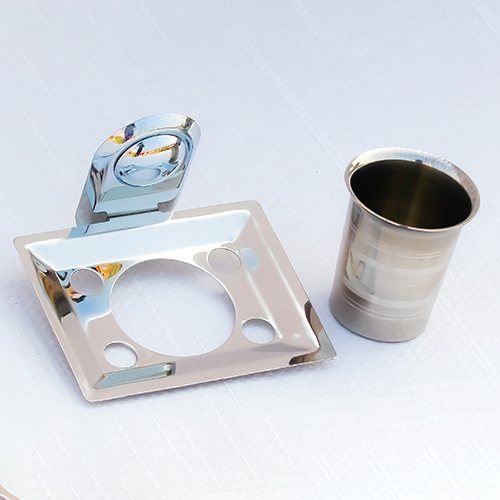 Gold Tumbler Holder - Color: Silver