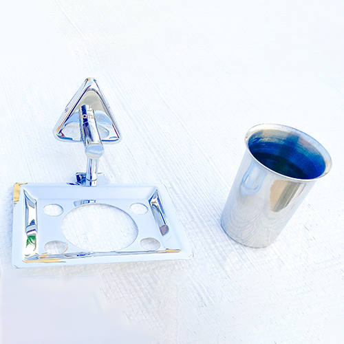 Pyramid Tumbler Holder - Color: Silver