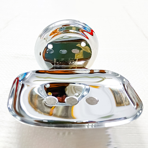 Flange Soap Dish - Color: Silver