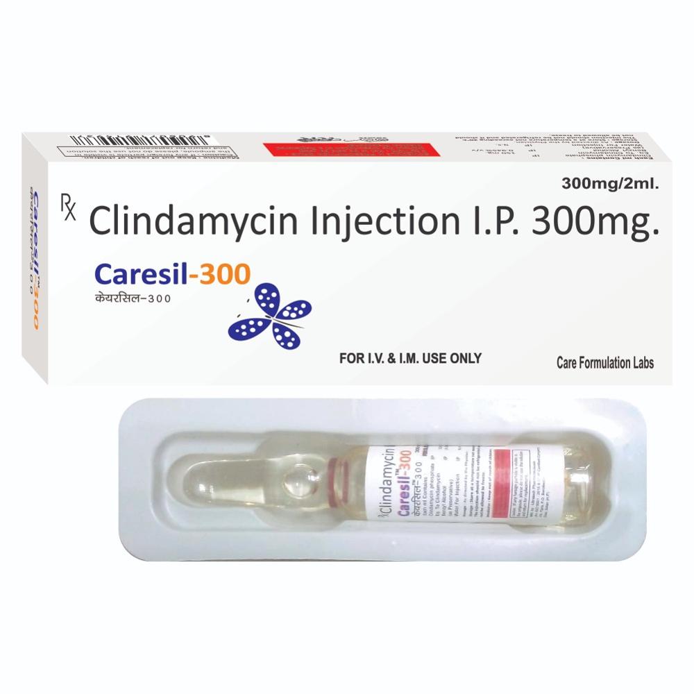 Clindamycin Phosphate Injection - Clindamycin 150mg, Benzyl Alcohol 0.945% V/v, Liquid Form | Dosage As Directed By Physician, Storage In Cool & Dry Place