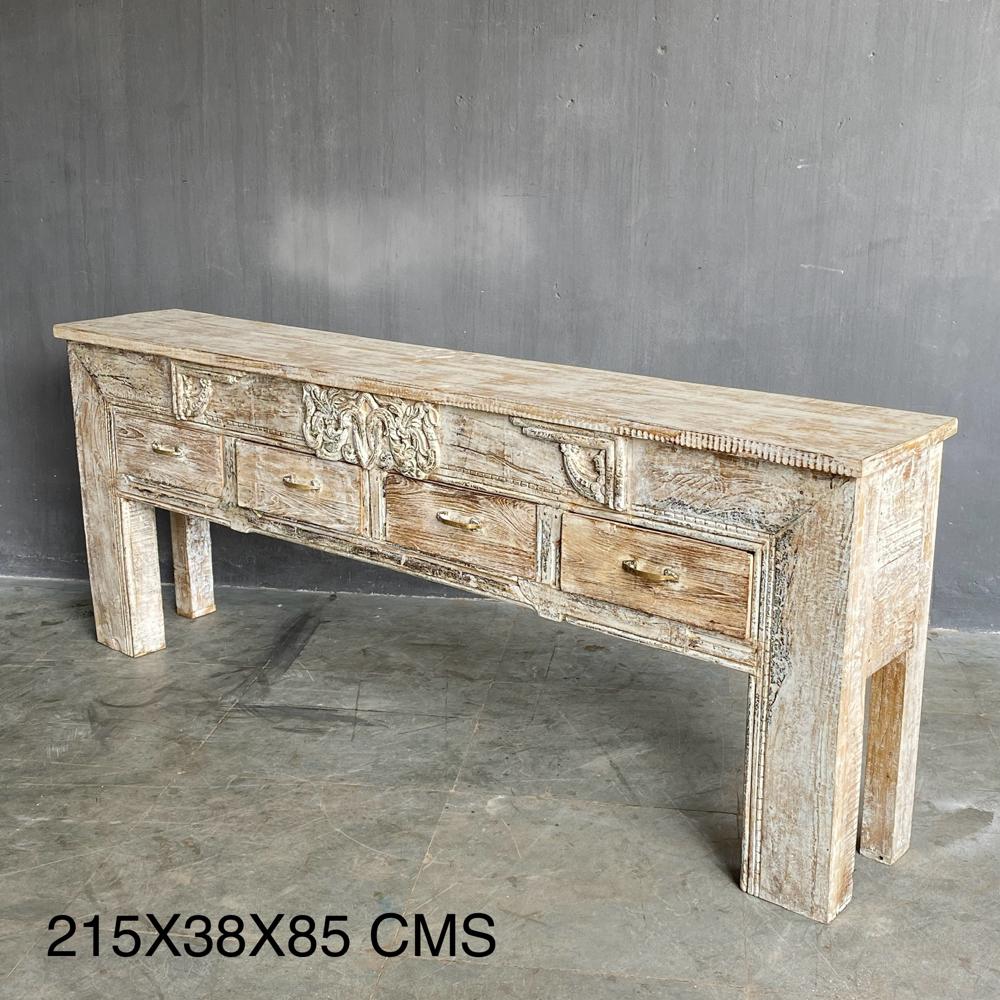 ANTIQUE WOODEN CONSOLE 