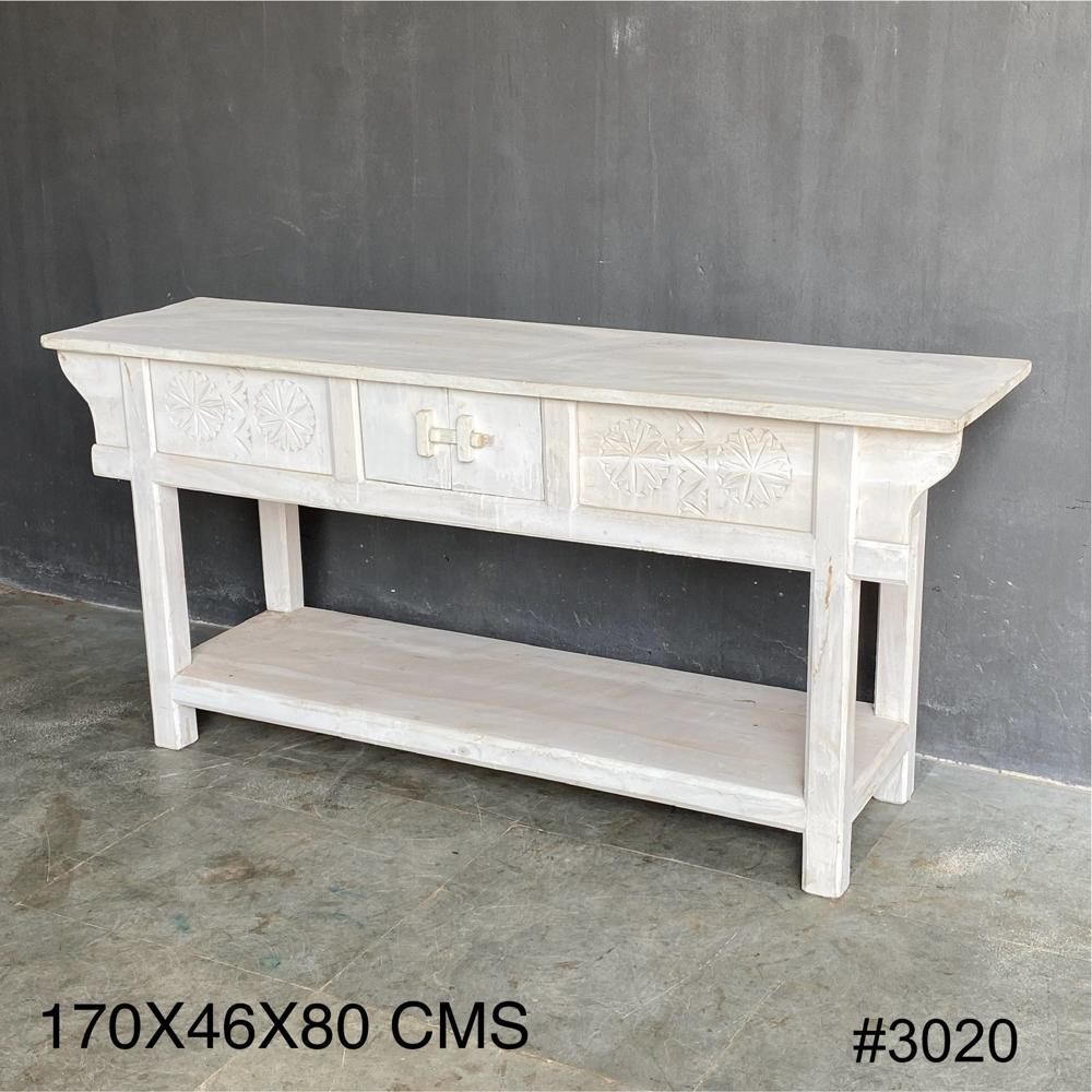 ANTIQUE WOODEN CONSOLE 