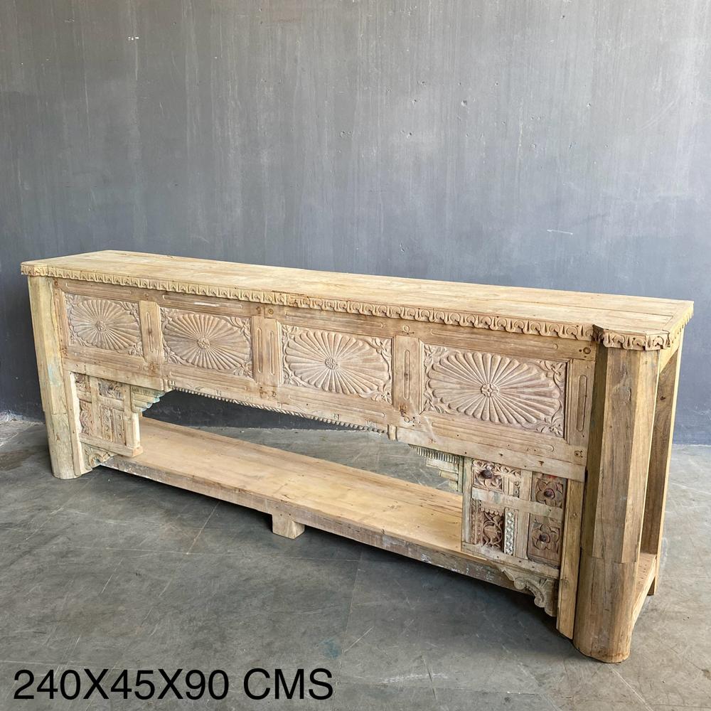 ANTIQUE WOODEN CONSOLE 