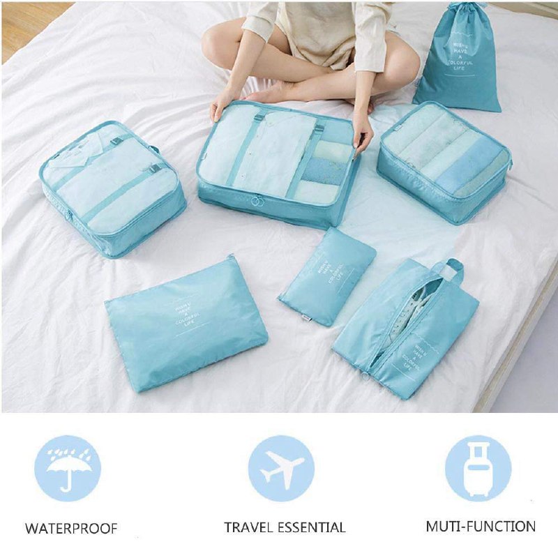 Travel Organizer 7 in 1 Travel Laundry Cosmetics
