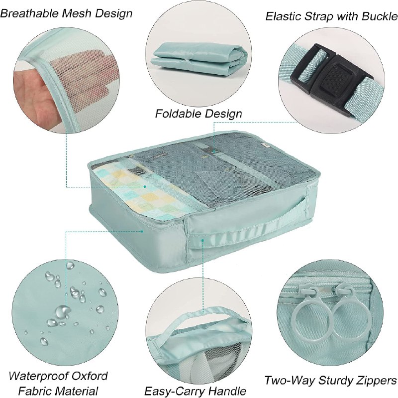 Travel Organizer 7 in 1 Travel Laundry Cosmetics