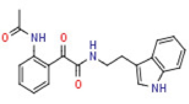 2-[2-(Acetylamino)phenyl]-n-[2-(1h-indol-3-yl)ethyl]- 2-oxoacetamide