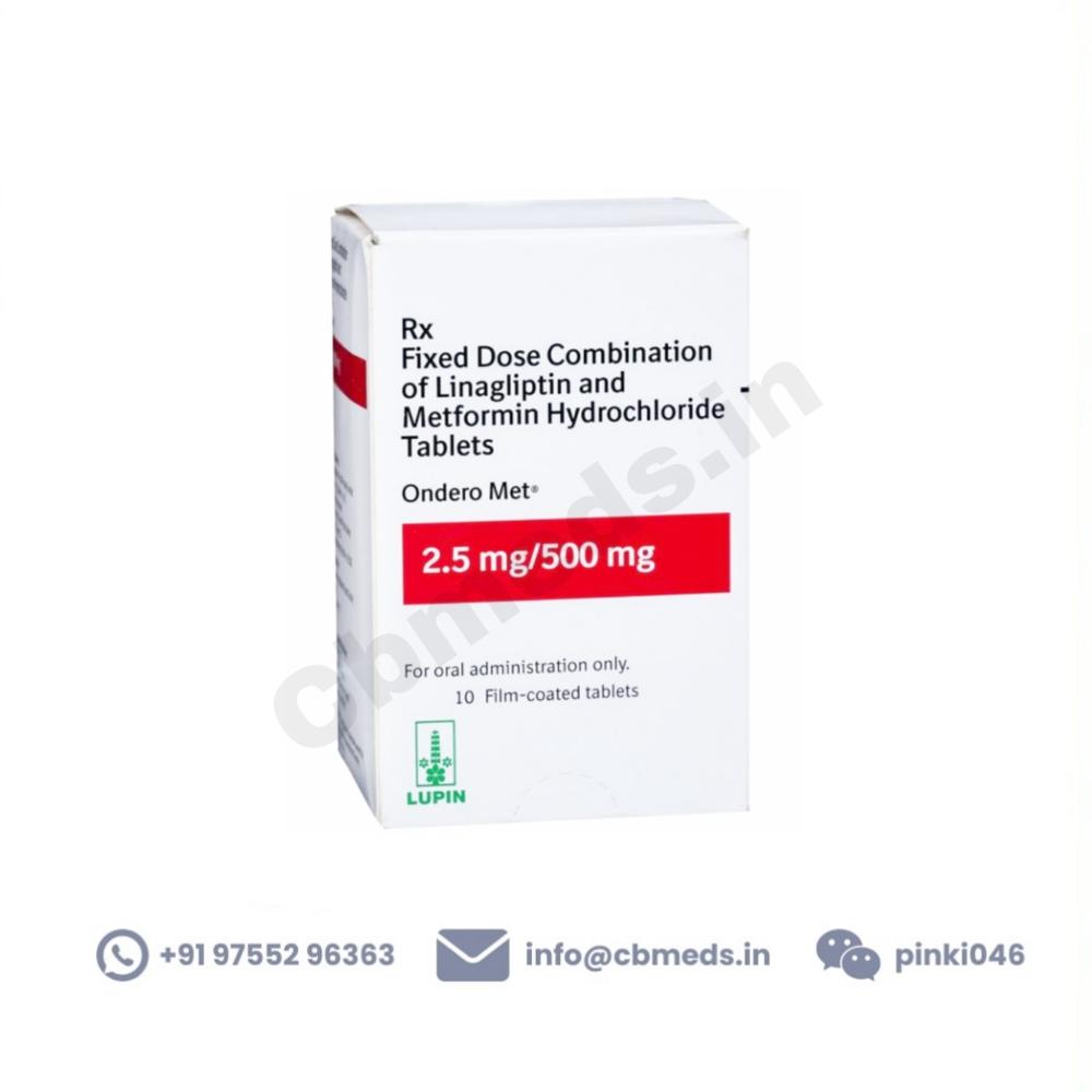 Ondero Met 2.5mg/500mg Tablet