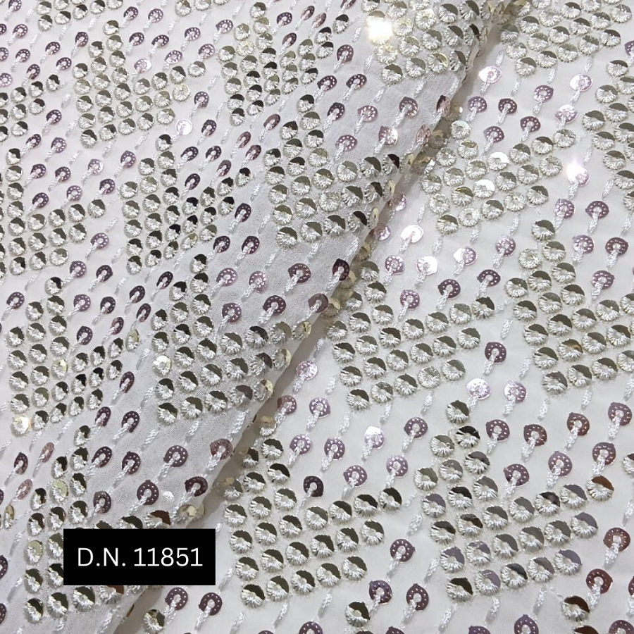 Mesmerizing Sequin Fabric - Attributes: Washable