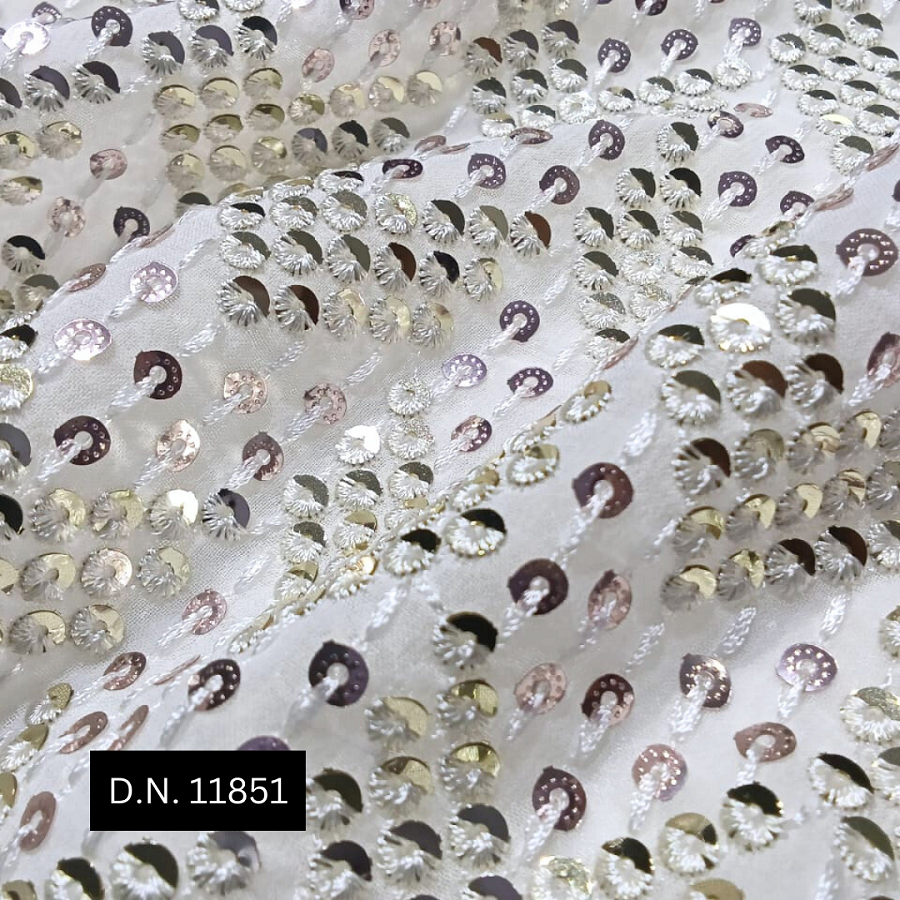 Mesmerizing Sequin Fabric - Attributes: Washable