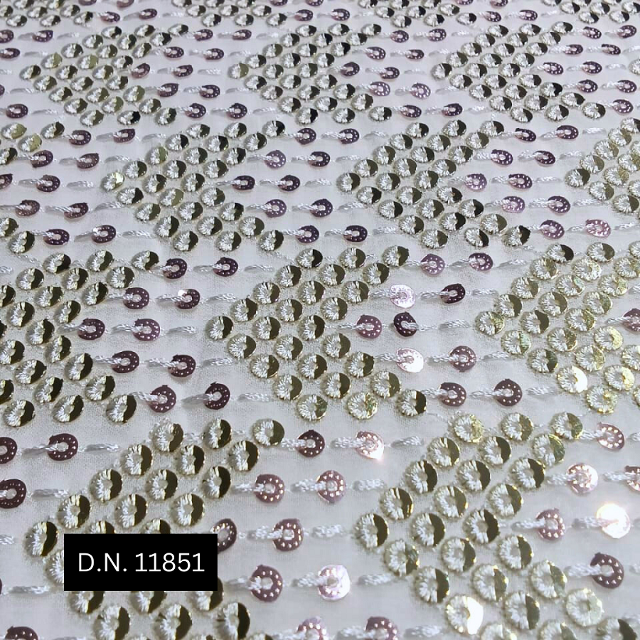 Mesmerizing Sequin Fabric - Attributes: Washable