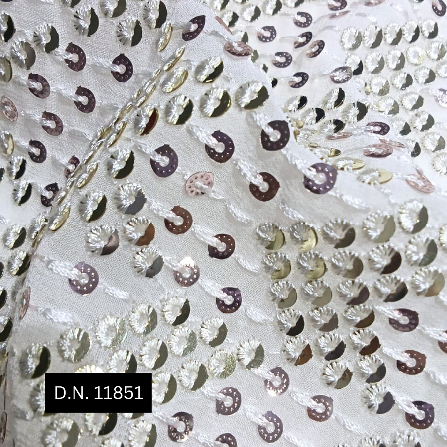 Mesmerizing Sequin Fabric - Attributes: Washable