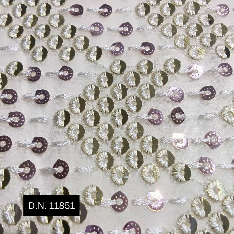 Mesmerizing Sequin Fabric - Attributes: Washable