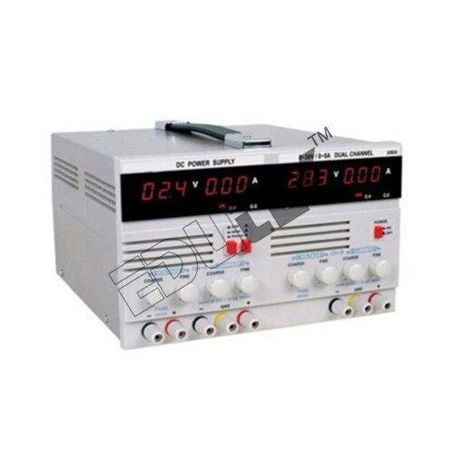 DC REGULATED POWER SUPPLY DUAL OUTPUT 0-+30VDC/5 AMPS WITH FIXED 5V/3.3V OUTPUT