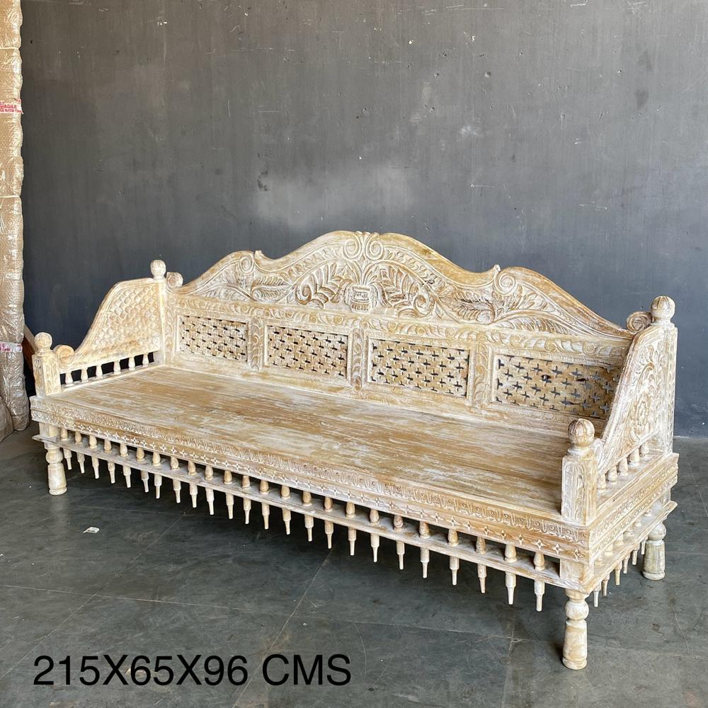 ANTIQUE WOODEN BENCH 