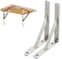 8 inch 8PCS of Stainless Steel Heavy Duty Shelf Brackets,Shelf Support Brackets