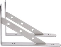 8 inch 8PCS of Stainless Steel Heavy Duty Shelf Brackets,Shelf Support Brackets