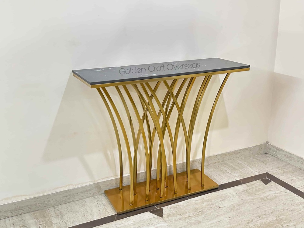 Black Console table