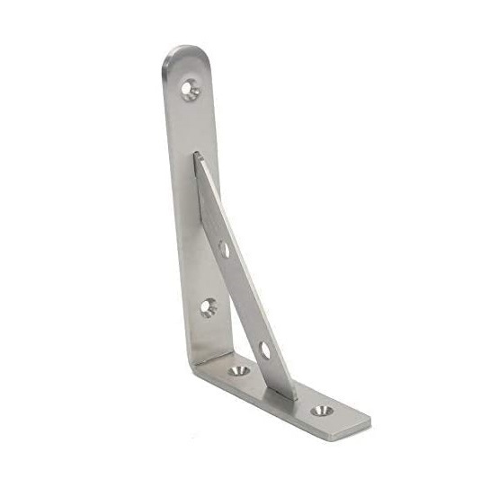 6 inch 8PCS of Stainless Steel Heavy Duty Shelf Brackets,Shelf Support Brackets