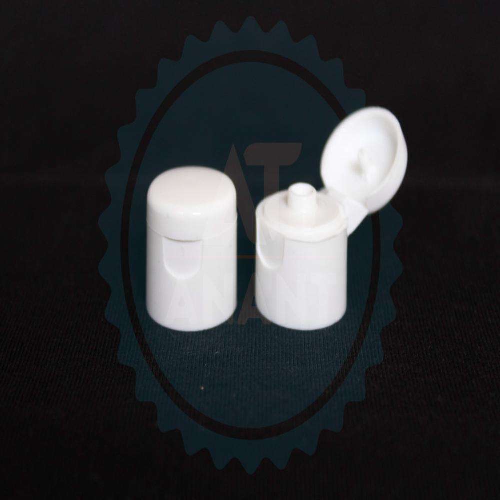 15Mm Flip Top Cap - Color: White